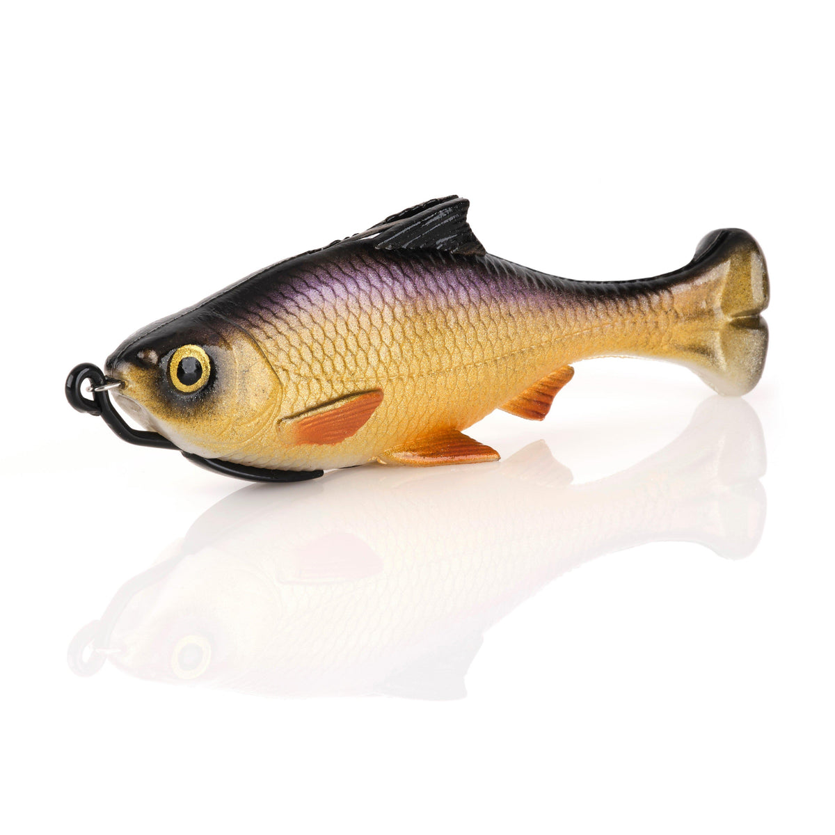 Savage PulseTail Shnr LsBody, 4'' Gold Shad 1pk