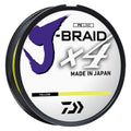 Daiwa J Braid 4 strand, 30 lb 150 yd Fl. Yellow