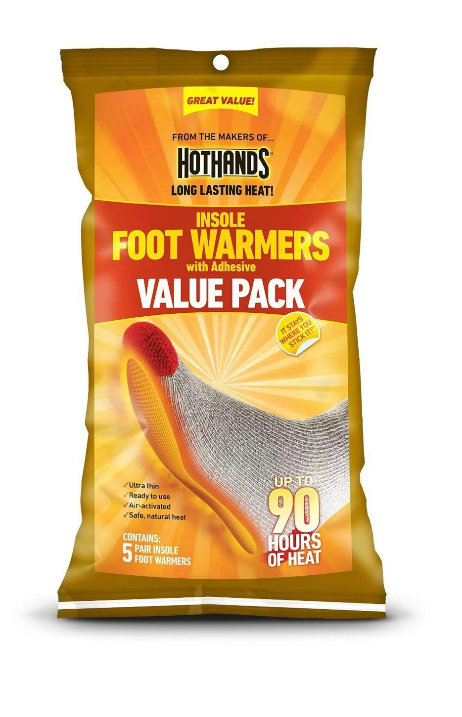 Hot Hands Heated Insole 2 pk.
