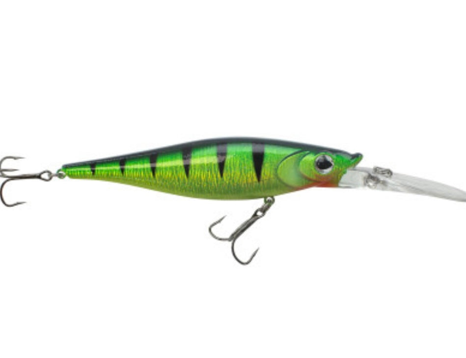 Salmo Walleye Shad 7.5cm/3' UV Gold Fluo Perch