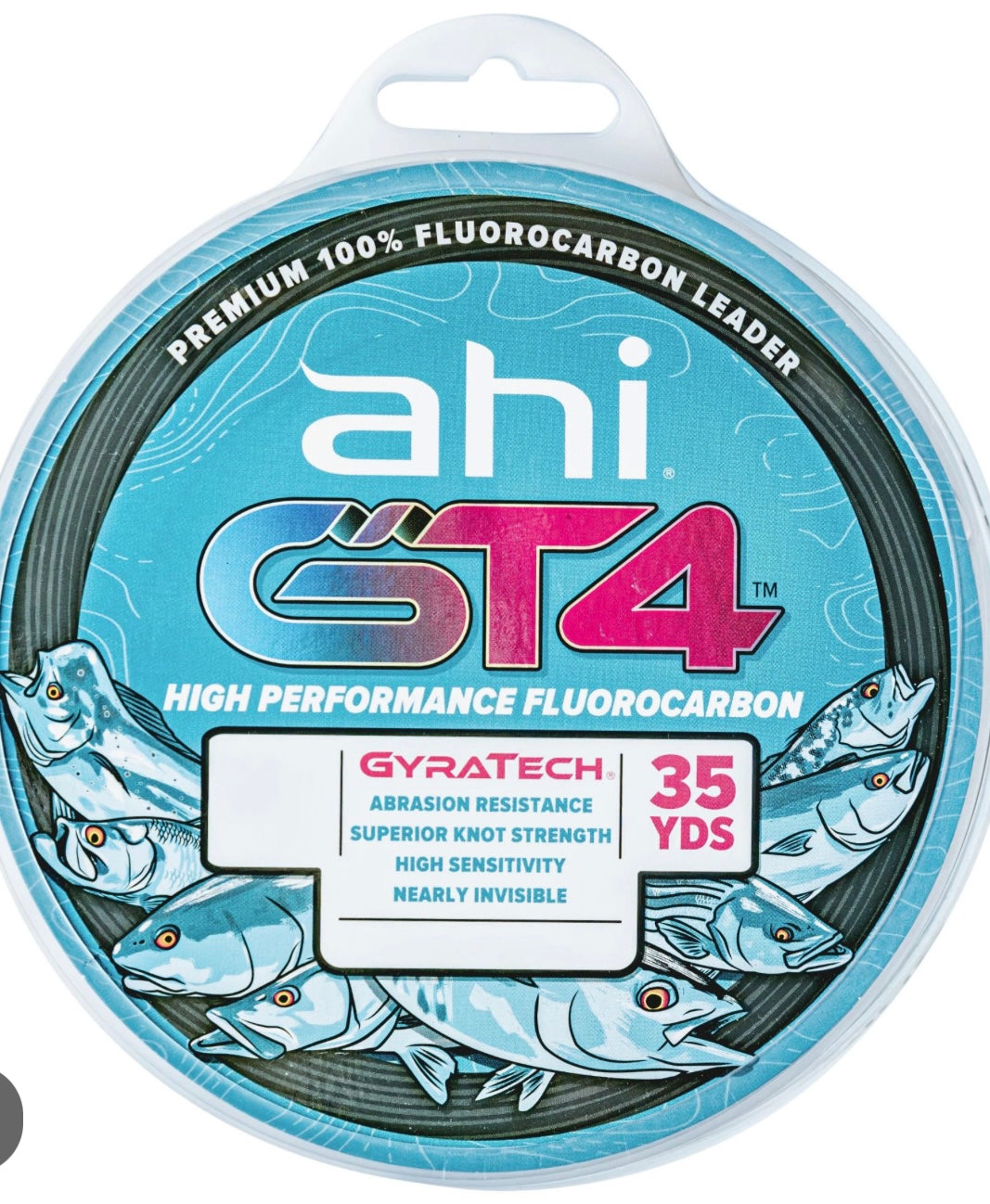 Ahi Gt4 Fluorocarbon Leader, 35 yd 20 lb