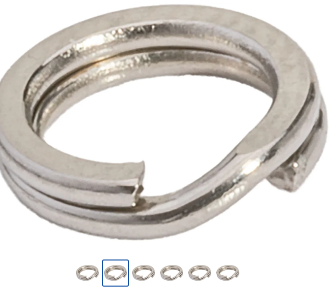 Strike King TG Split Ring #1 10pk