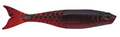 Berkley PB PowerStinger 4.5'' Ghost Red Craw 5pk
