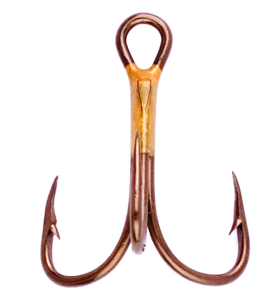 EA 2X Treble Reg Shank CP #10 Bronze 5pk