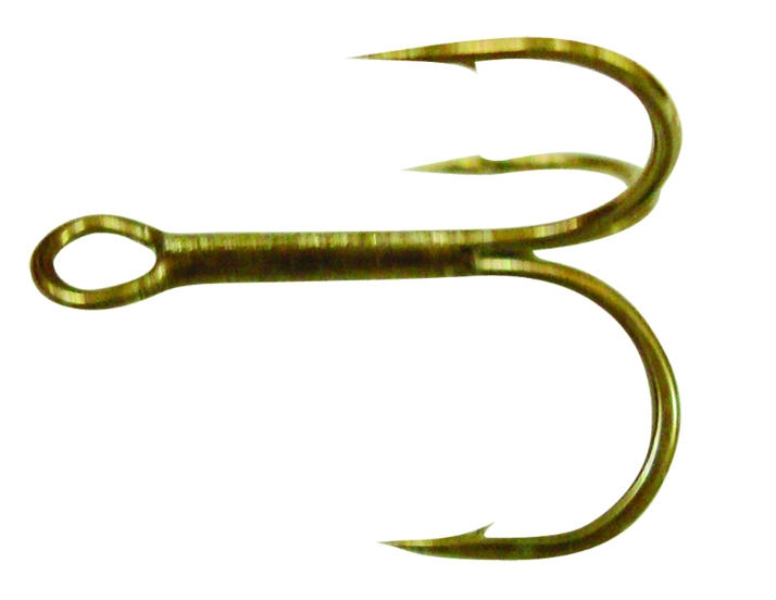 Gamakatsu Treble Round Bend #6 Bronze 12pk