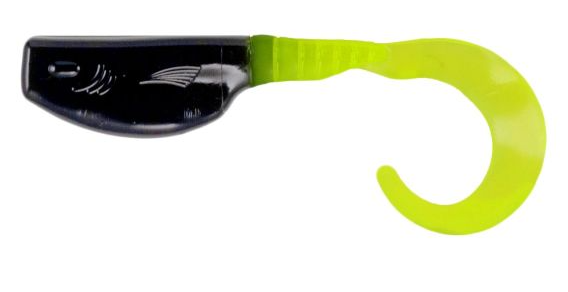 Leland Slab Curly Black/Chartreuse 12pk