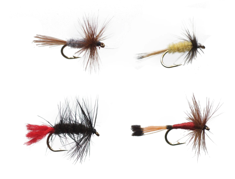 Cortland Assortment Dry Fly 4pk
