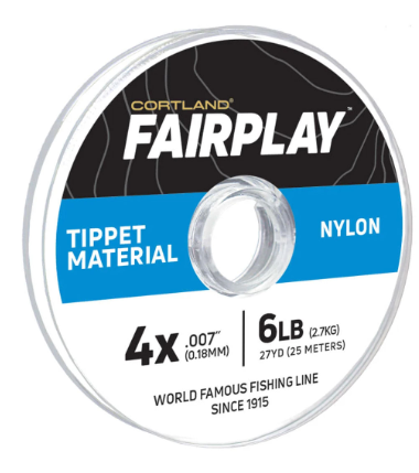 Cortland FP Nylon Tippet 25 M Clear 4X-6 lb