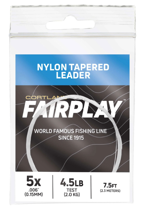 Cortland FP Loopless Leader 7.5' Clear 3X-7 lb