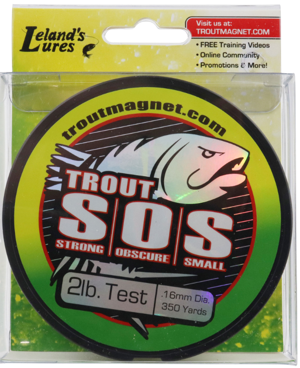 Leland Line Trout SOS 350 yd Green 2 lb