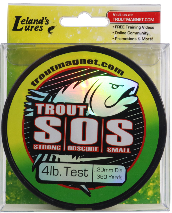 Leland Line Trout SOS 350 yd Green 4 lb