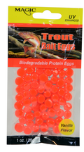 Magic Trout Bait Eggs 1oz Bright Red/Vanilla