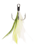 Berkley Fusion19 Fth Trb Hk #2 White Chartreuse 4pk