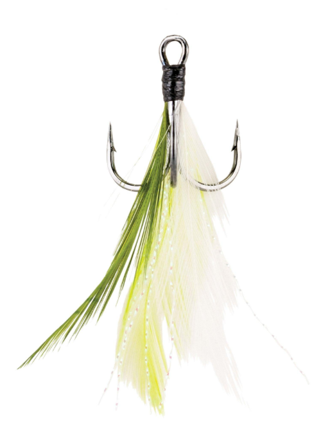 Berkley Fusion19 Fth Trb Hk #2 White Chartreuse 4pk
