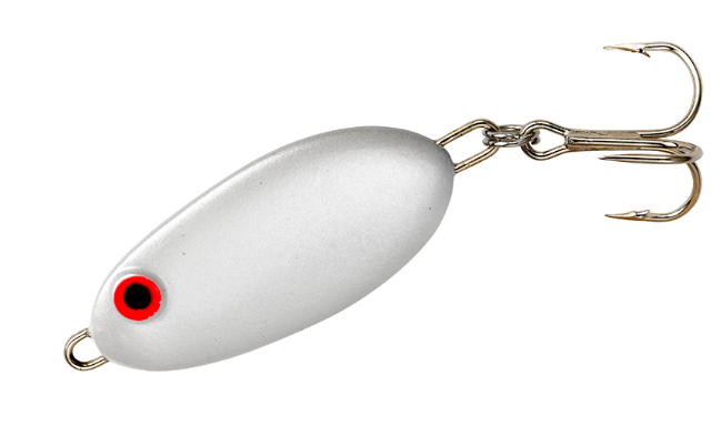 Bomber Lures Slab Spoon White
