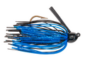 Strike King Bitsy Bug Jig, 1/8oz Black/Blue