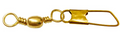EA Barrel Swivel/Safety Snap #5 Brass 5pk