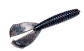 Strike King Rage Menace Grub, Black Blue Flake 8pk