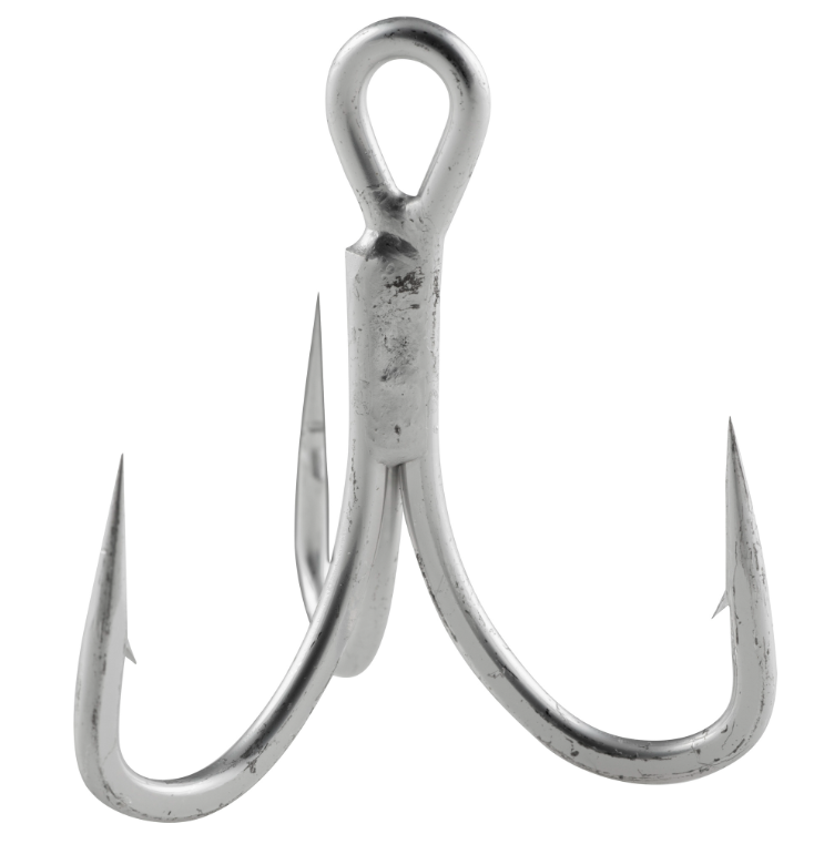 Owner STX58 Treble Hook, Size 2 Chrome 7pk