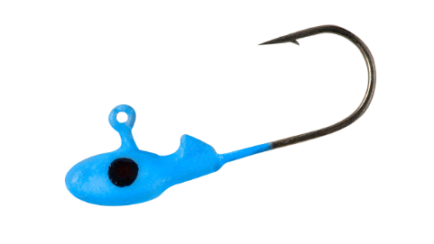 Bobby Garland Mo Glo Jig 1/16oz 1.14'' Blue Glo 10pk