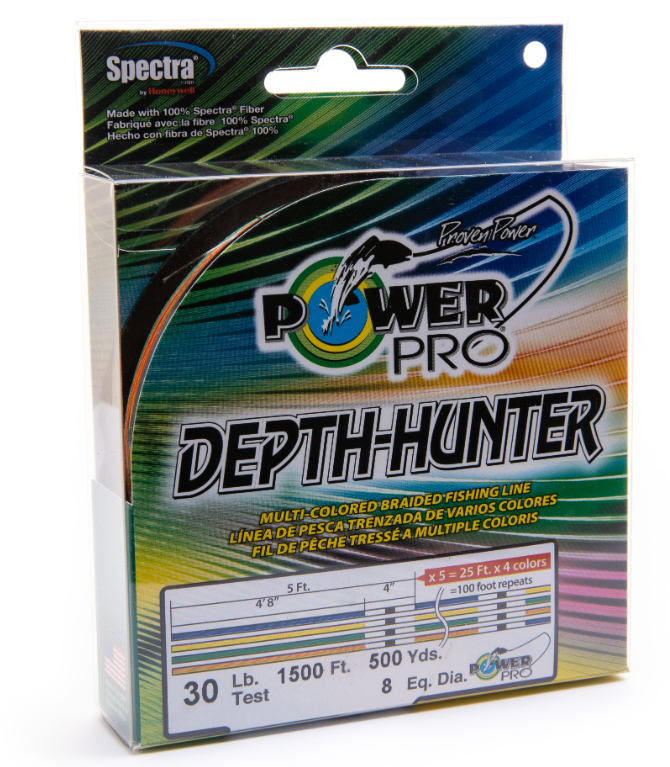 PowerPro Depth-Hunter, 40 lb 167 yd 4 Color