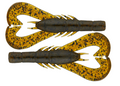 Googan Krackin' Craw, 4'' Green Pumpkin 7pk