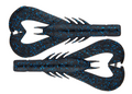 Googan Krackin' Craw, 4'' Black Blue Flake 7pk