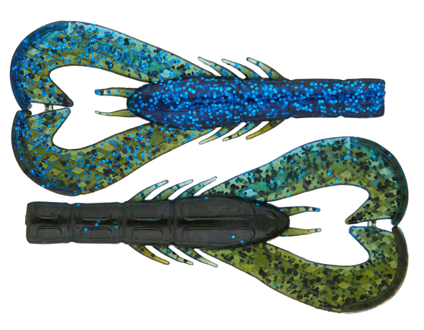 Googan Krackin' Craw, 4'' Okeechobee Craw 7pk