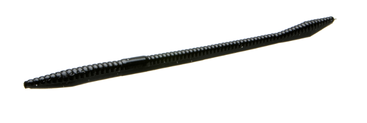 Zoom Trick Worm 6.5'', Black 20pk