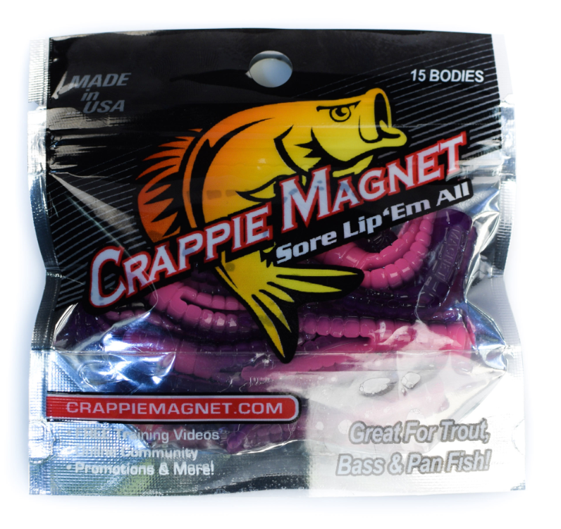 Leland Crappie Magnet, Purple Haze 1.5'' 15pk