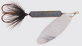 Yakima bait 1/4 black rooster tail