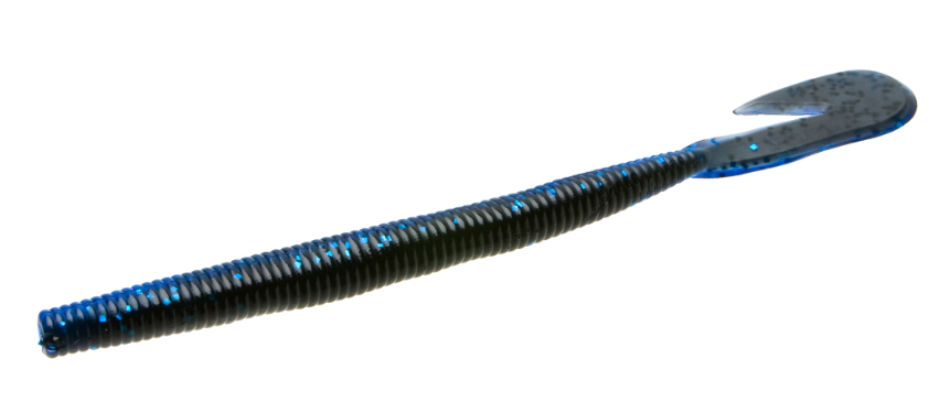 Zoom U-V Speed Worm 6'', Black Sapphire 15pk