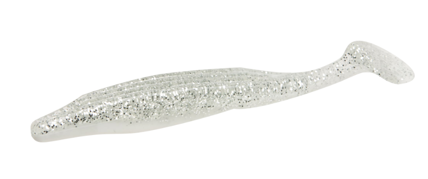 Zoom Swimmin Super Fluke, White Ice 5pk