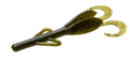 Zoom Baby Brush Hog 4'', Green Pumpkin Blue 12pk