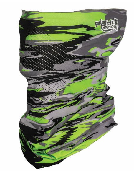 Fish Monkey Face Guard - Swamp Green
