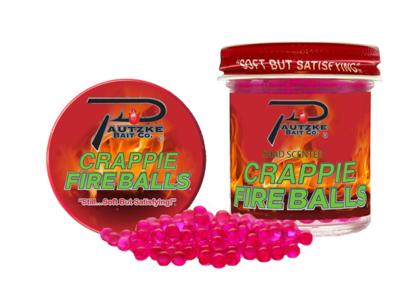 Pautzke Crappie Fire Balls, Pink