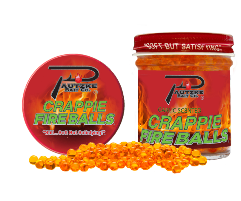 Pautzke Crappie Fire Balls, Orange