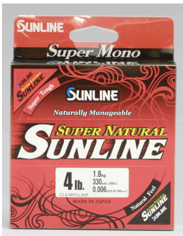 Sunline Super Natural, 330 yd Natural Clear 8 lb