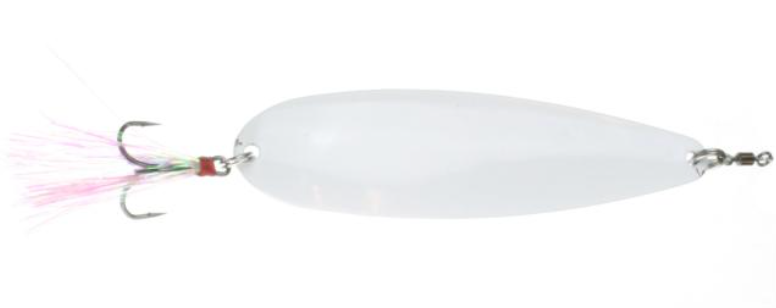 Nichols Lures Lake Fork Flutter Spoon 4” 3/4oz Snow