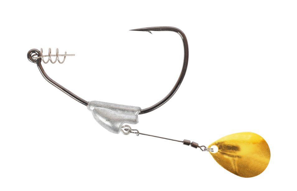 Owner Flashy Swimmer 3/8oz 8/0 Gold 2pk
