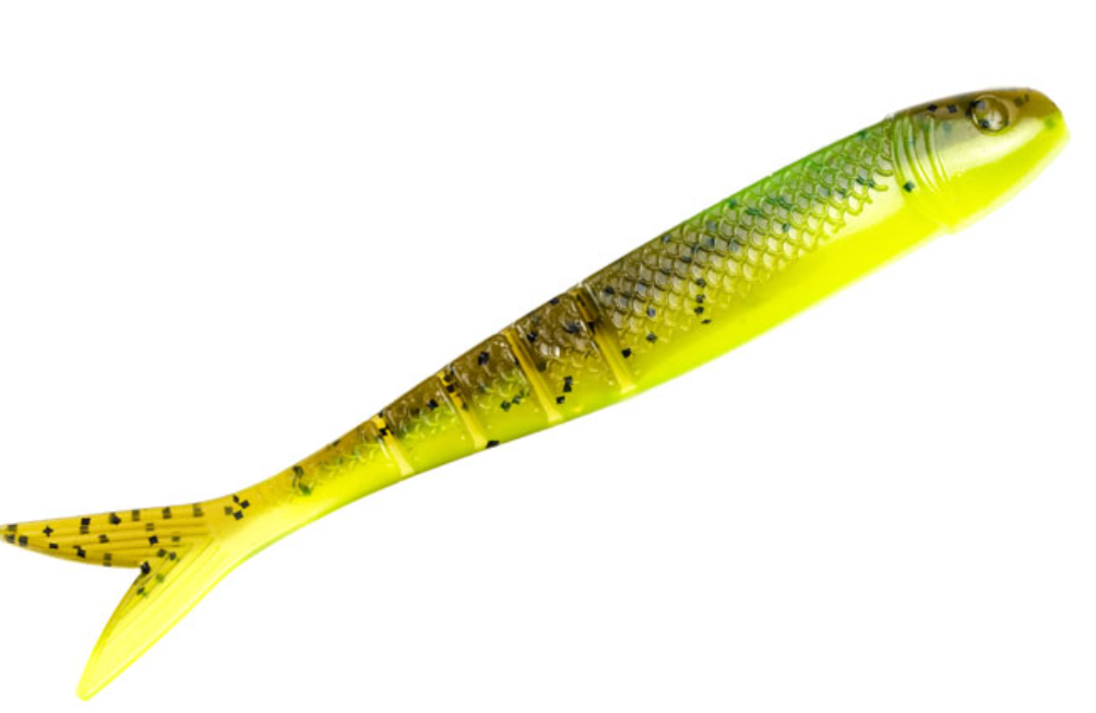 Strike King Blade Minnow Green Pumpkin Chartreuse Belly