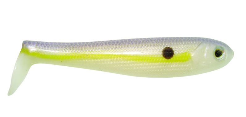 Strike King Shad-A-Licious 5.5" Chartreuse Shad