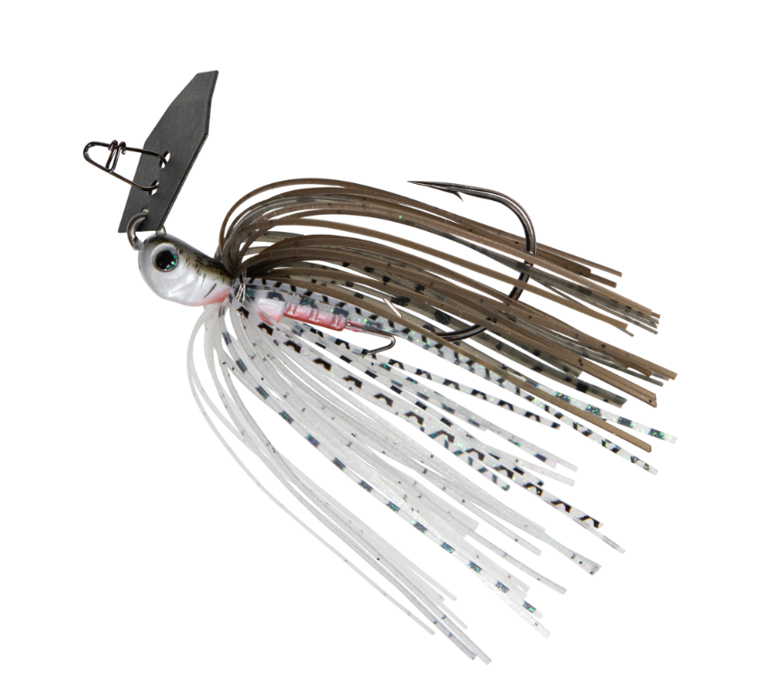 Chatterbait Jackhammer: Baby, 1/4oz Green Pumpkin Shad 1pk