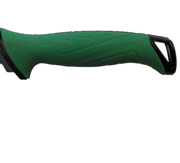 Beckman Filley Knife; Sheath 7'' Green Handle