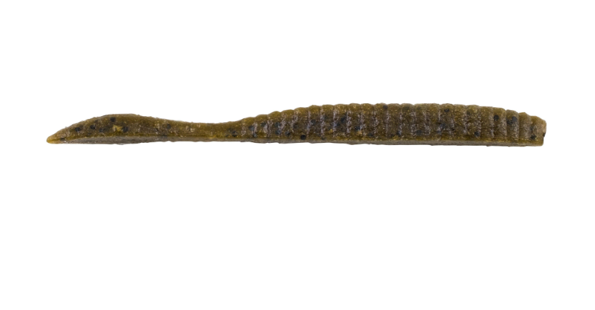 Berkley PB MxSc Flat Worm 3.6'' Green Pumpkin 10pk