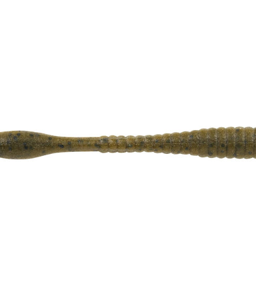 Berkley PB MxSc Flat Worm 4.5'' Green Pumpkin 8pk