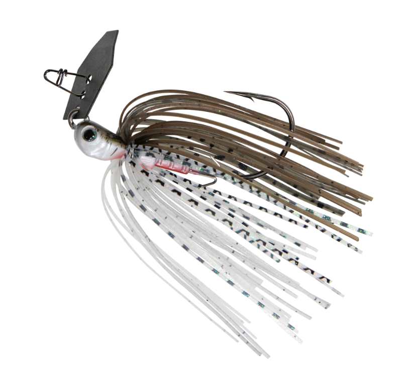 Chatterbait Jackhammer: Baby 3/8oz Green Pumpkin Shad 1pk