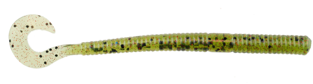 Berkley PB Power Worms, 4'' Wtm Rd Glitter 15pk