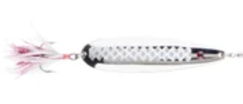 DixieJet Osprey Spoon, 1.9oz Cht/White Feather