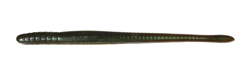 Roboworm FAT Straight Tail 6'' Green Neon Pumpkin 8pk